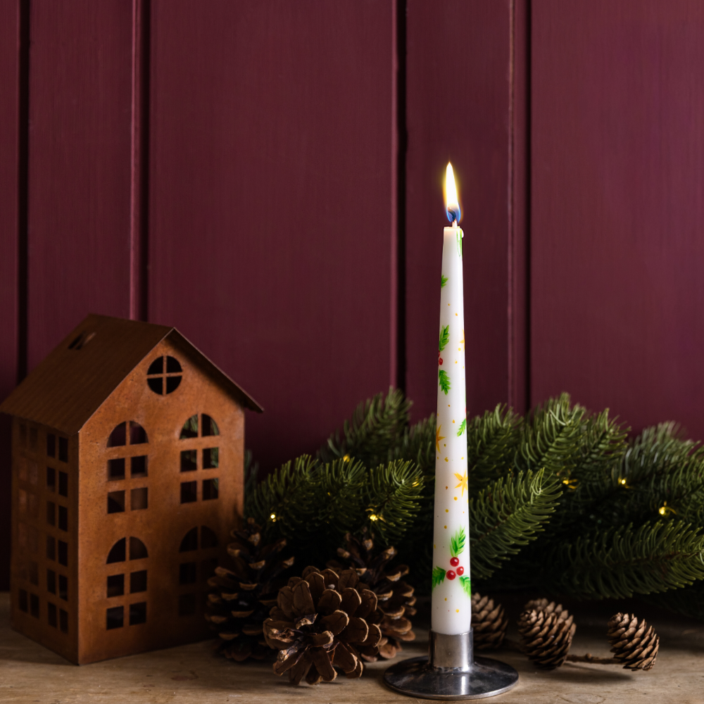 Decorate Your Own Festive Candles