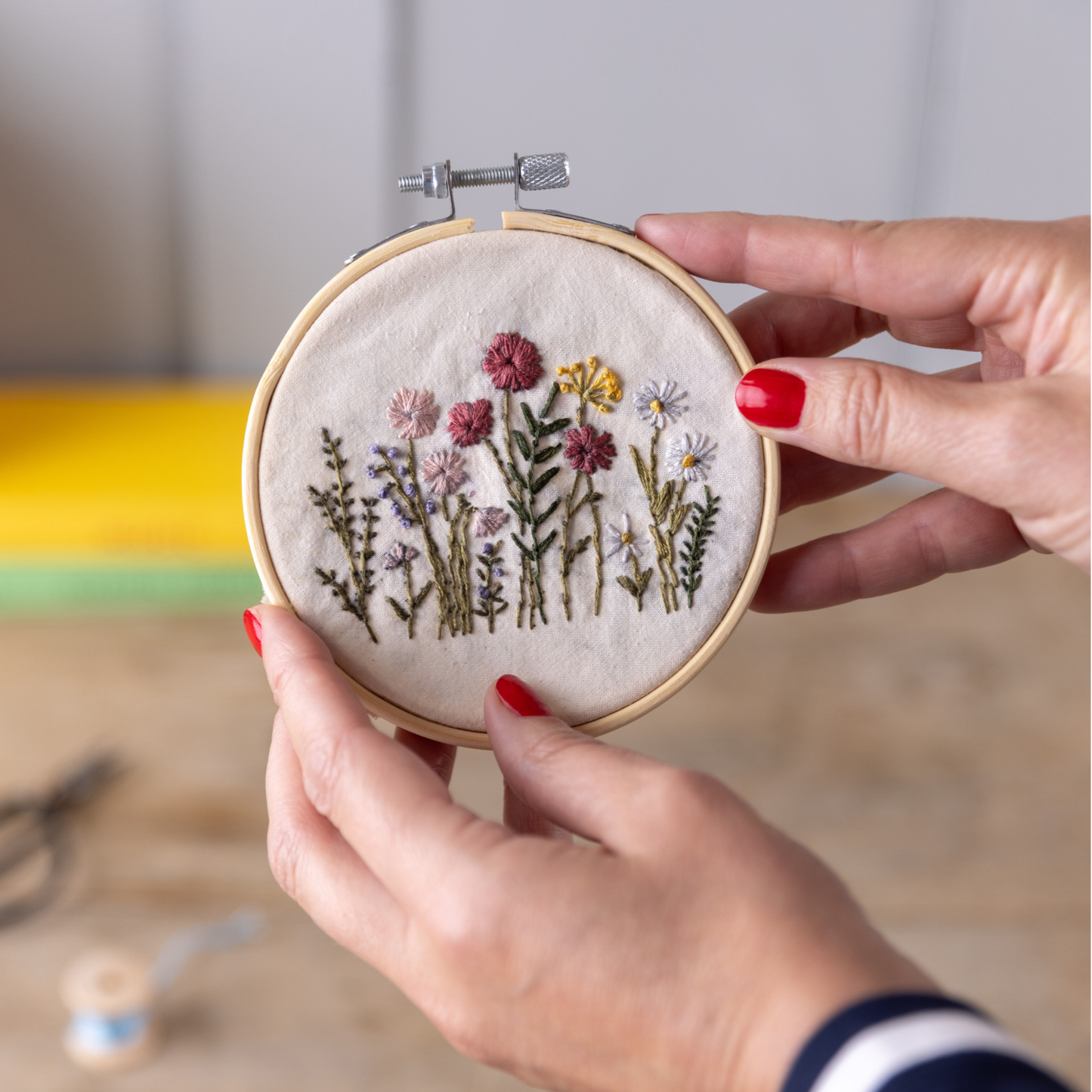 Mini Flower Garden Embroidery Kit