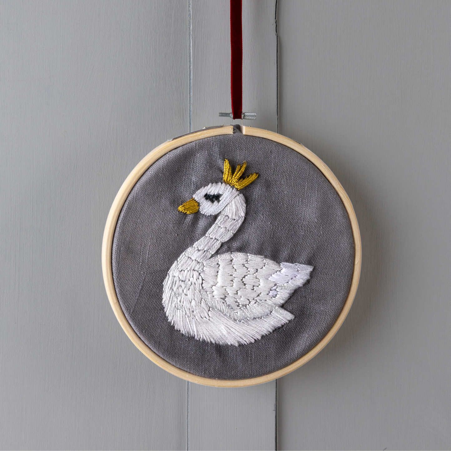 Swan Embroidery Kit
