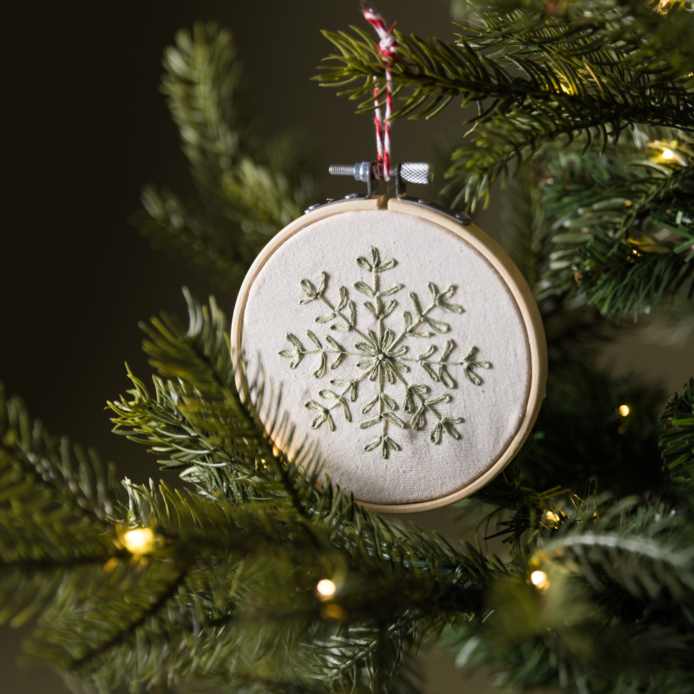 Christmas Decorations Embroidery Kit - Set of Three